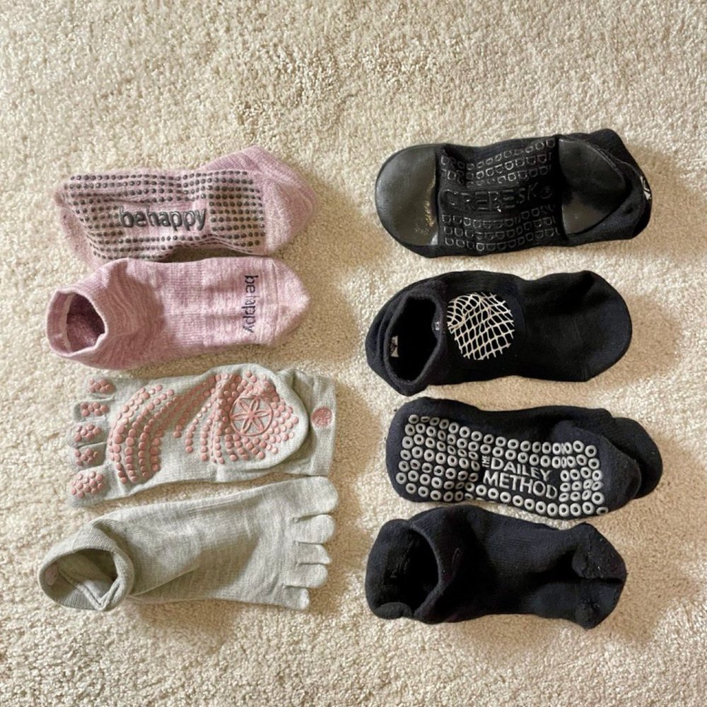 Pilates grip socks